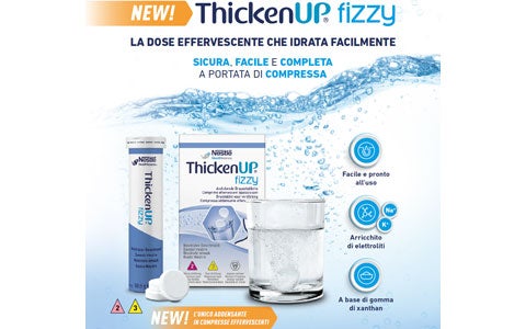 ThickenUp Fizzy, il primo addensante in compresse effervescenti
